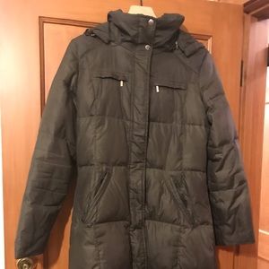 Michael Kors olive green winter coat